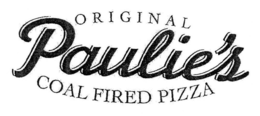 PAULIE'S ORIGINAL COAL FIRED PIZZA logo