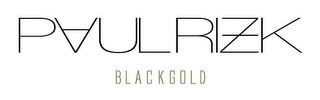 PAULRIZK BLACKGOLD logo
