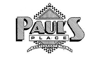 PAUL'S PLACE RESTAURANTS, INC. logo