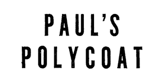 PAUL'S POLYCOAT logo