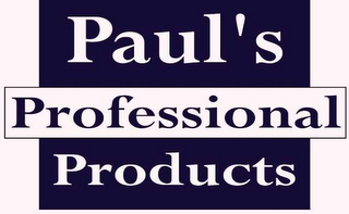PAUL'S PROFESSIONAL PRODUCTS logo