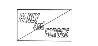 PAULY AND FORBES logo