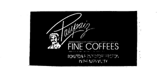 PAUPAIZ FINE COFFEES ROASTED & BLENDED TO PERFECTION IN THE NAPA VALLEY logo