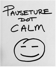 PAUSETURE DOT CALM logo
