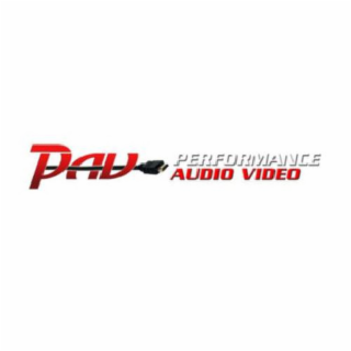 PAV PERFORMANCE AUDIO VIDEO logo