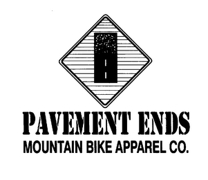 PAVEMENT ENDS MOUNTAIN BIKE APPAREL CO. logo