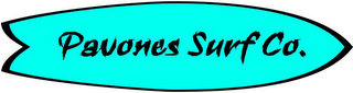 PAVONES SURF CO. logo
