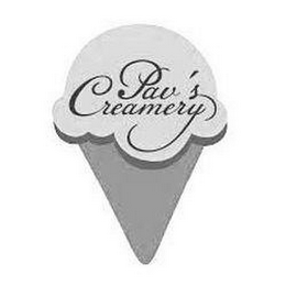PAV'S CREAMERY logo