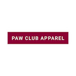 PAW CLUB APPAREL logo