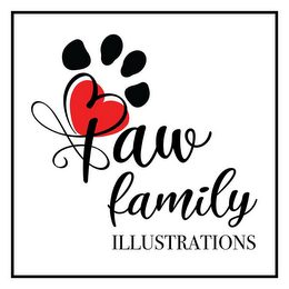 PAW FAMILY ILLUSTRATIONS logo