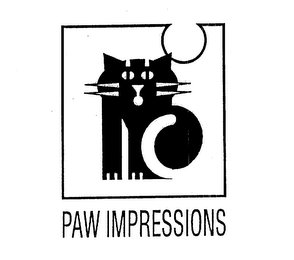PAW IMPRESSIONS logo
