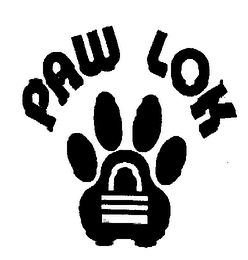 PAW LOK logo