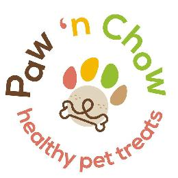 PAW 'N CHOW HEALTHY PET TREATS logo