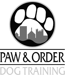 PAW & ORDER DOG TRAINING logo