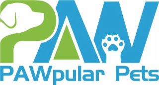 PAW PAWPULAR PETS logo