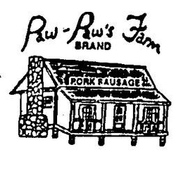 PAW-PAW'S FARM BRAND PORK SAUSAGE logo