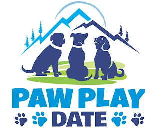 PAW PLAY DATE logo