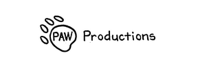 PAW PRODUCTIONS logo