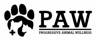 PAW PROGRESSIVE ANIMAL WELLNESS logo
