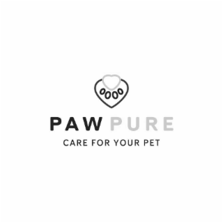 PAW PURE CARE FOR YOUR PET logo