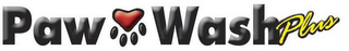 PAW WASH PLUS logo