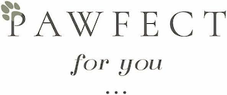 PAWFECT FOR YOU logo