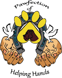 PAWFECTION OF HELPING HANDS logo