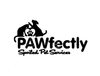 PAWFECTLY SPOILED PET SERVICES logo