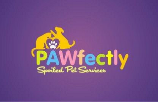 PAWFECTLY SPOILED PET SERVICES logo
