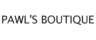 PAWL'S BOUTIQUE logo