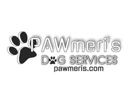 PAWMERI'S DOG SERVICES PAWMERIS.COM logo