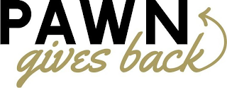PAWN GIVES BACK logo
