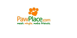 PAWPLACE.COM MEET. MINGLE. MAKE FRIENDS. logo