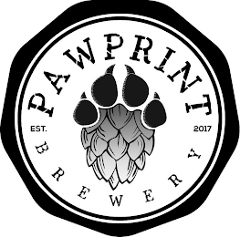 PAWPRINT BREWERY EST. 2017 logo