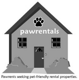 PAWRENTALS PAWRENTS SEEKING PET-FRIENDLY RENTAL PROPERTIES. logo
