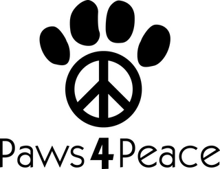 PAWS 4 PEACE logo