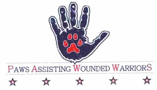 PAWS ASSISTING WOUNDED WARRIORS logo