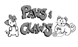 PAWS & CLAWS logo