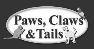 PAWS, CLAWS & TAILS logo