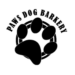 PAWS DOG BARKERY logo