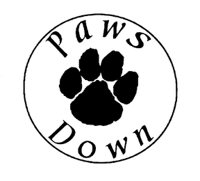 PAWS DOWN logo