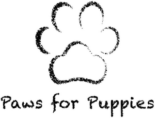 PAWS FOR PUPPIES logo