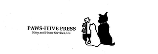 PAWS-ITIVE PRESS KITTY AND HOME SERVICES, INC. logo