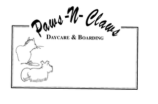 PAWS-N-CLAWS DAYCARE & BOARDING logo