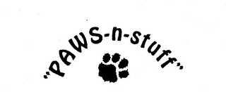 "PAWS-N-STUFF" logo