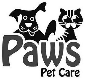 PAWS PET CARE logo