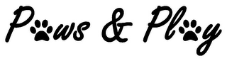 PAWS & PLAY logo