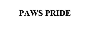 PAWS PRIDE logo