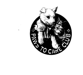 PAWS TO CARE CLUB logo