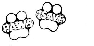 PAWS TO SAVE logo